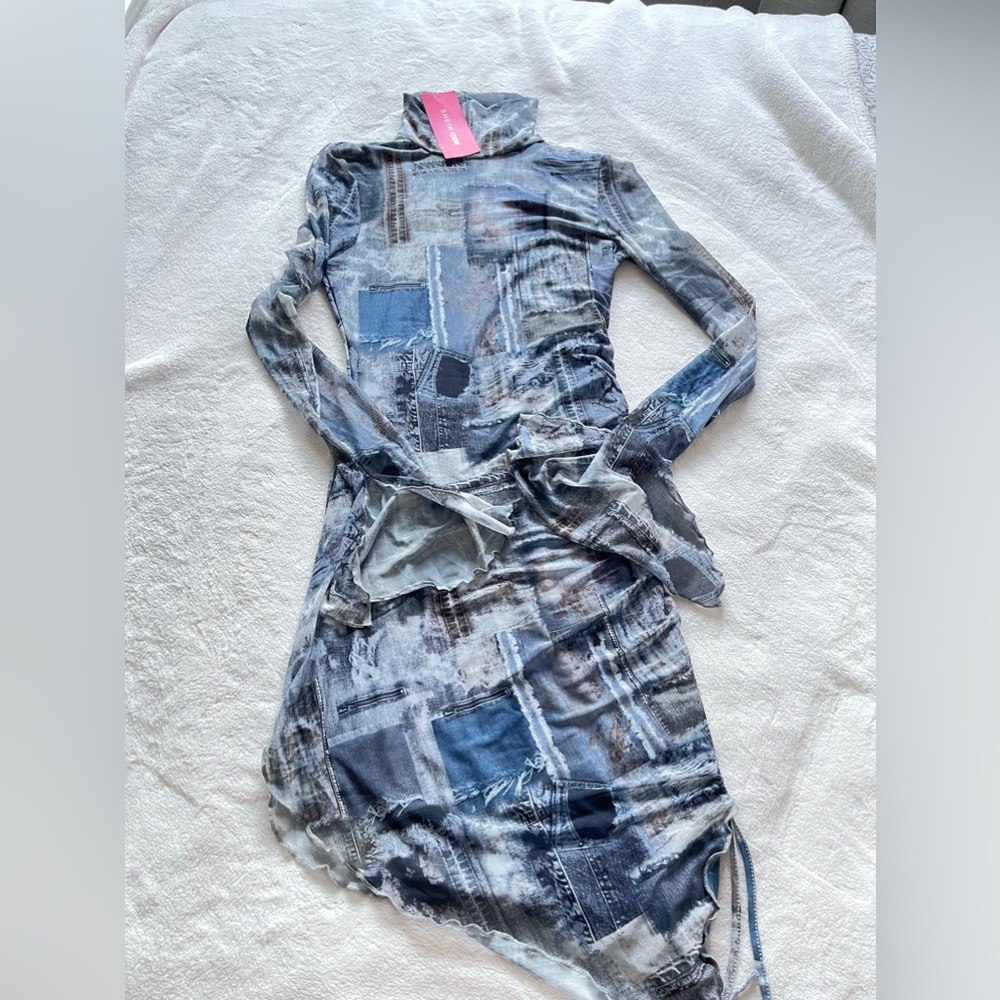 SHEIN Mini High Low Dress